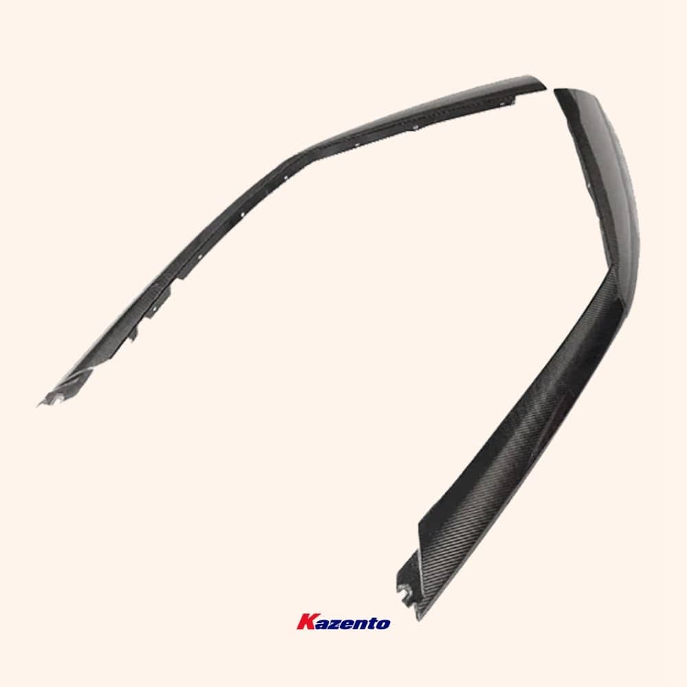 Kazento For 2008-2016 Nissan GTR R35 OE Style Roof Side Apillar Cover Trim Panel Plate Kazento Carbon Parts 车身侧板