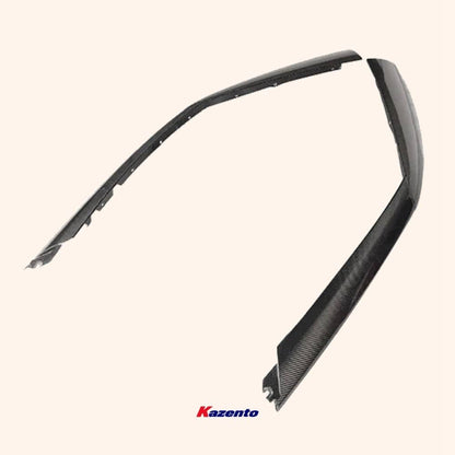 Kazento For 2008-2016 Nissan GTR R35 OE Style Roof Side Apillar Cover Trim Panel Plate Kazento Carbon Parts 车身侧板