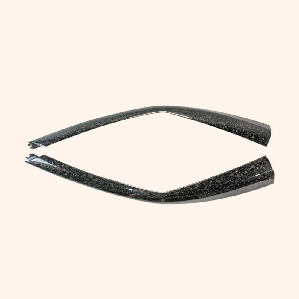 Kazento For 2008-2016 Nissan GTR R35 OE Style Roof Side Apillar Cover Trim Panel Plate Kazento Carbon Parts 车身侧板 Forged Carbon Fiber R35-APILLA-2P-FCF