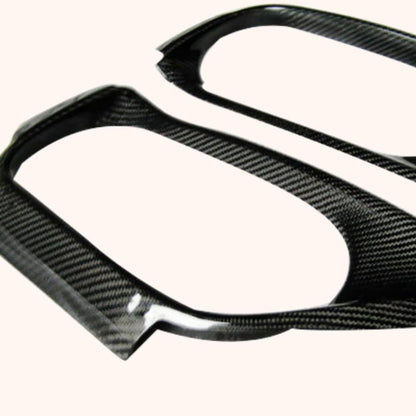 Kazento For 2008-2016 Nissan GTR R35 Rear Bumper Diffuser Exhaust Heat Shield Cover Pair Kazento Carbon Parts 车身侧板