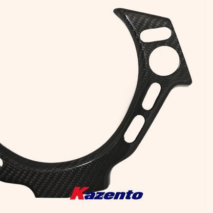 Kazento For 2008-2022 Nissan GTR R35 Carbon Center Trim Cover Panel Kazento Carbon Parts 车身侧板 Dry Carbon Fiber R35-STEE-B-DCF