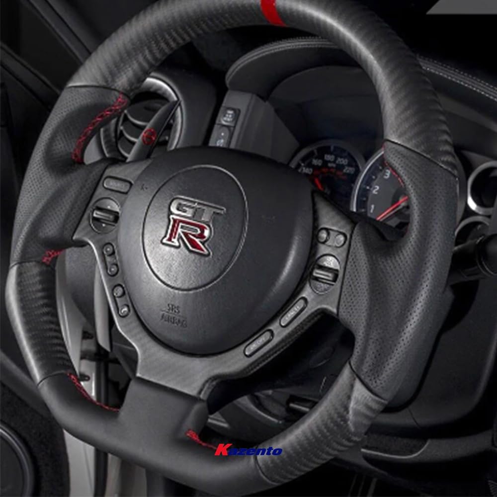 Kazento For 2008-2022 Nissan GTR R35 Carbon Center Trim Cover Panel Kazento Carbon Parts 车身侧板 Dry Carbon Fiber R35-STEE-B-DCF