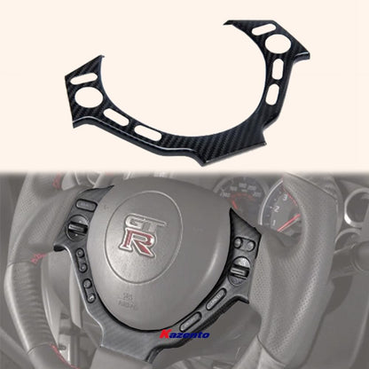 Kazento For 2008-2022 Nissan GTR R35 Carbon Center Trim Cover Panel Kazento Carbon Parts 车身侧板 Dry Carbon Fiber R35-STEE-B-DCF