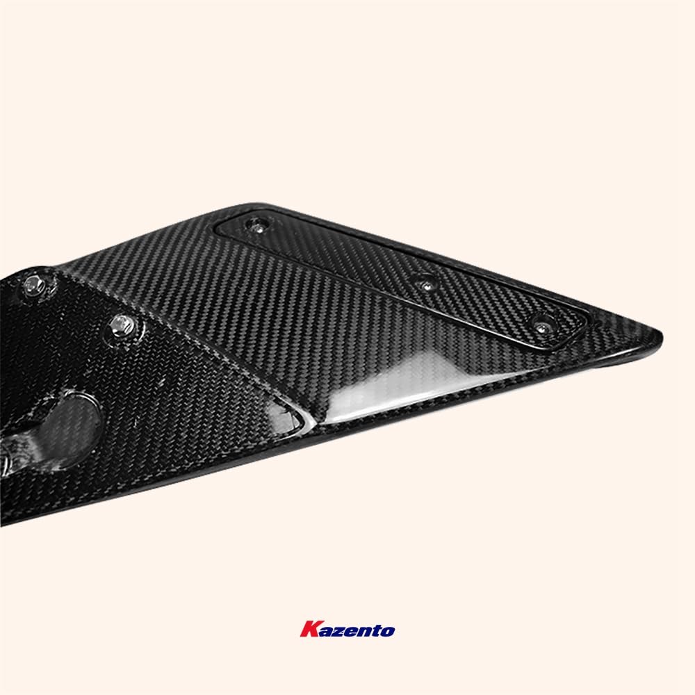 Kazento For 2008-2022 Nissan GTR R35 OE Style Rear Spoiler Wing Leg Stand Base Side Kazento Carbon Parts 车身侧板