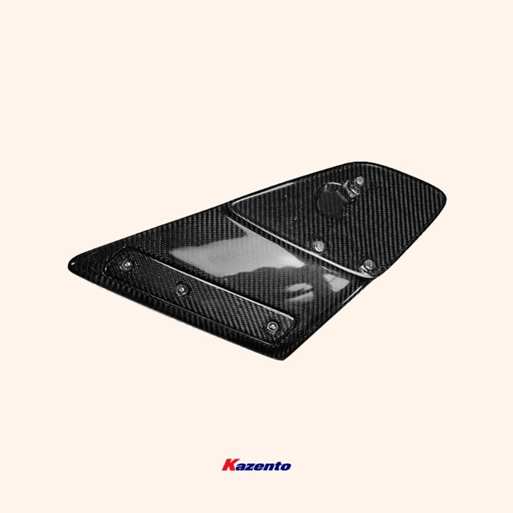 Kazento For 2008-2022 Nissan GTR R35 OE Style Rear Spoiler Wing Leg Stand Base Side Kazento Carbon Parts 车身侧板