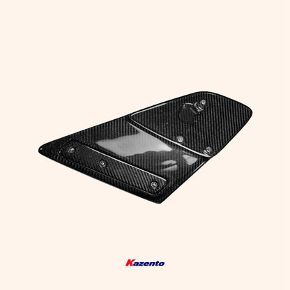 Kazento For 2008-2022 Nissan GTR R35 OE Style Rear Spoiler Wing Leg Stand Base Side Kazento Carbon Parts 车身侧板
