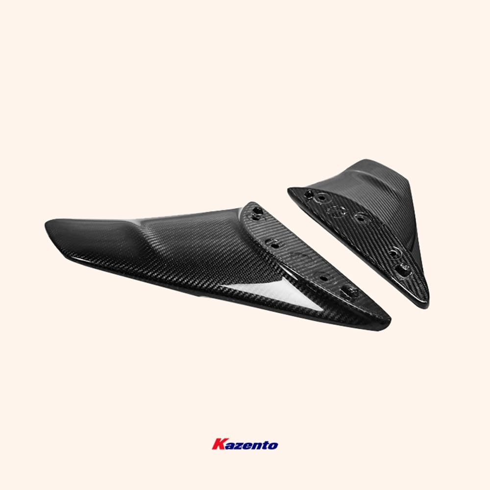 Kazento For 2008-2022 Nissan GTR R35 OE Style Rear Spoiler Wing Leg Stand Base Side Kazento Carbon Parts 车身侧板