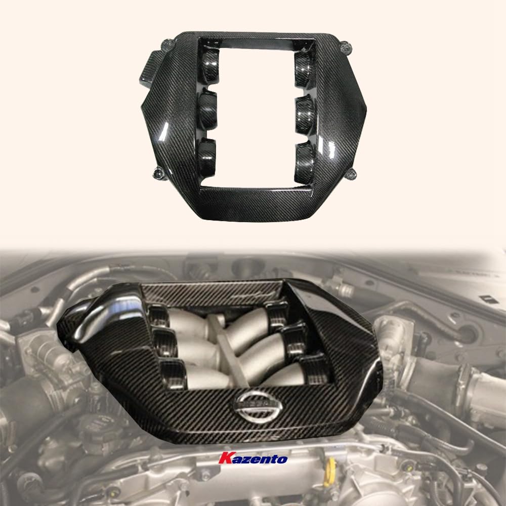 Kazento For 2008-2023 Nissan GTR R35 Carbon Front Hood Engine Cover Kits Kazento Carbon Parts 车身侧板