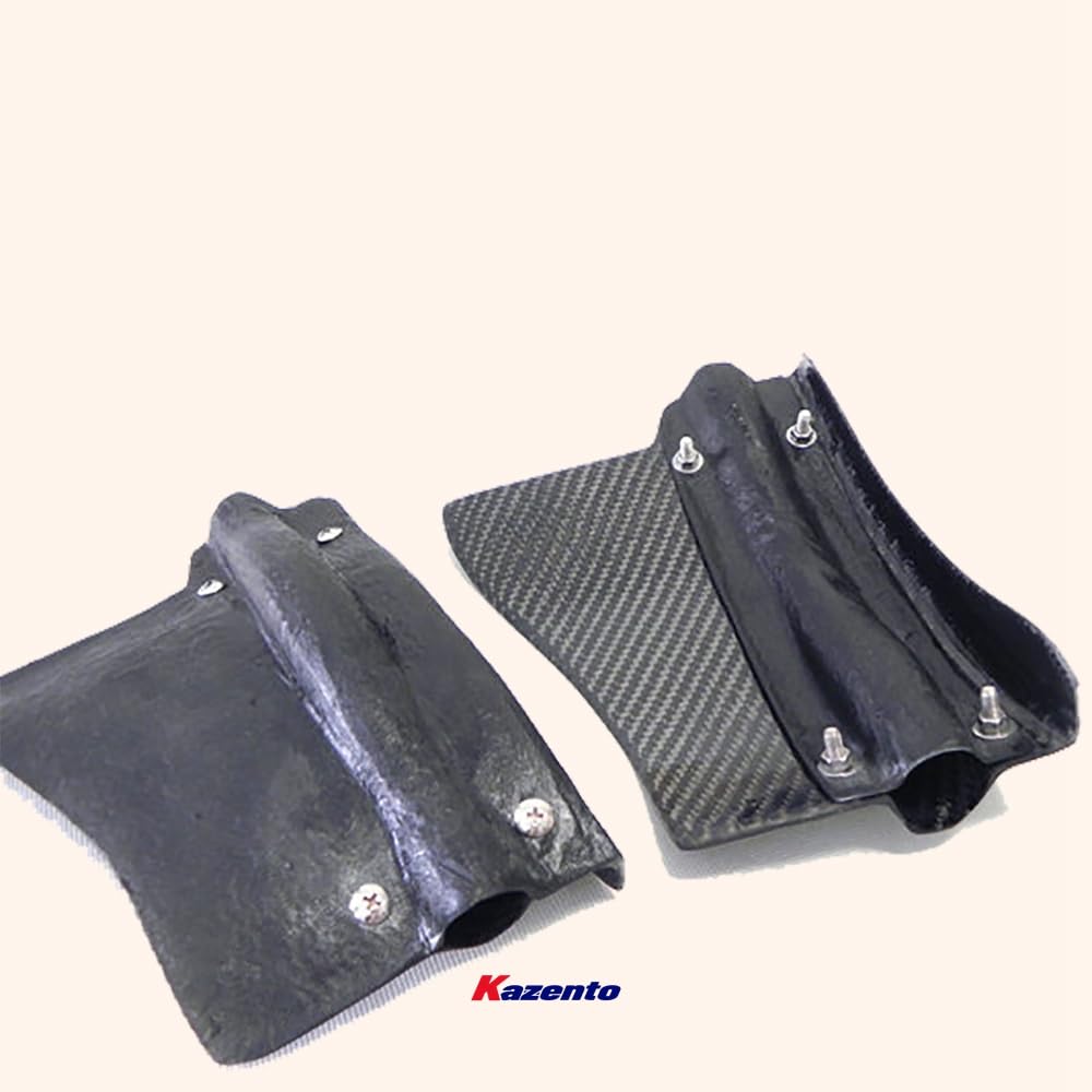 Kazento For 2008-2023 Nissan GTR R35 Carbon Rear Fender Brake Air Guides Pair Kazento Carbon Parts 车身侧板