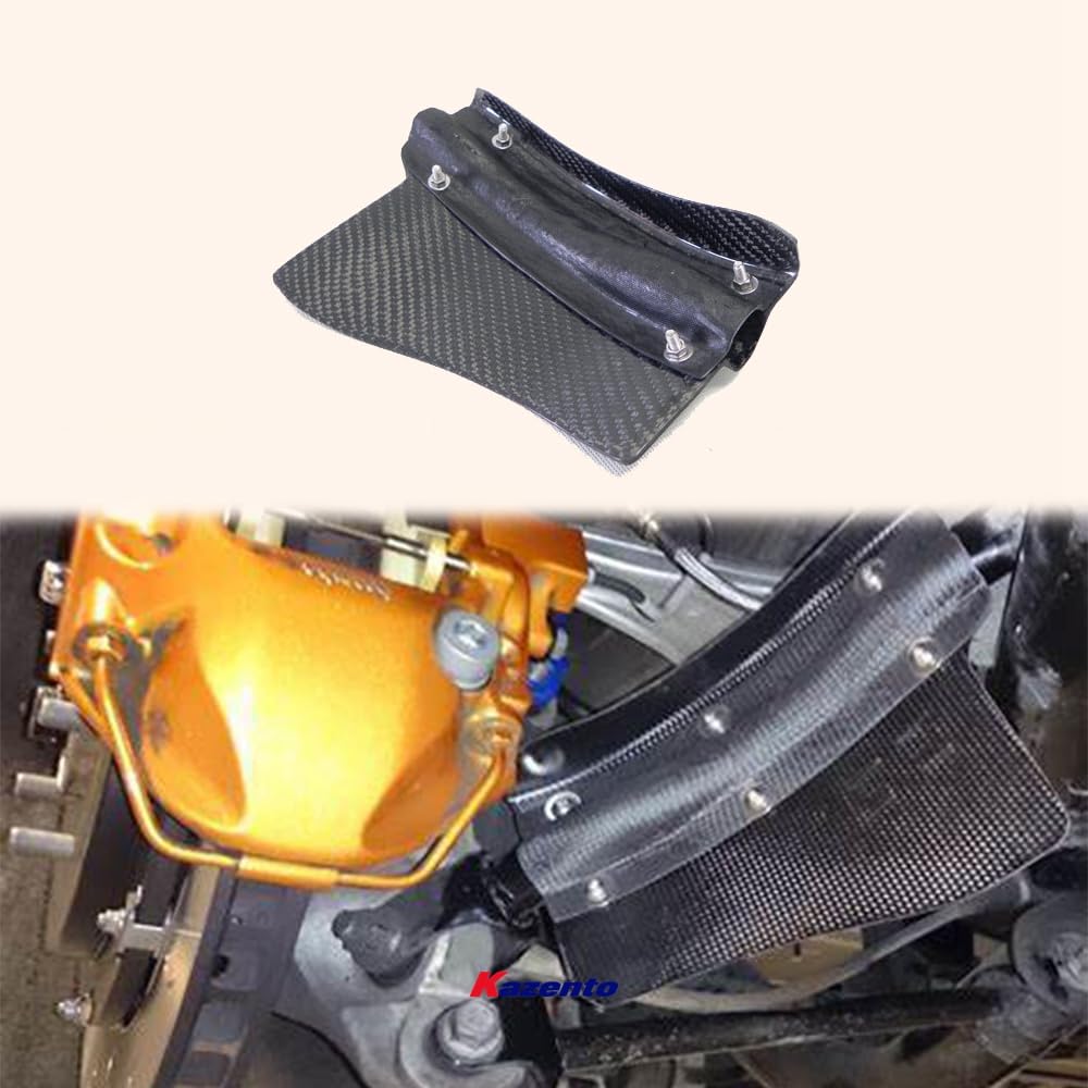 Kazento For 2008-2023 Nissan GTR R35 Carbon Rear Fender Brake Air Guides Pair Kazento Carbon Parts 车身侧板