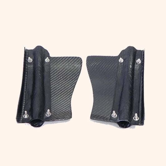 Kazento For 2008-2023 Nissan GTR R35 Carbon Rear Fender Brake Air Guides Pair Kazento Carbon Parts 车身侧板 Carbon Fiber R35-BRAKE-REAR-CF
