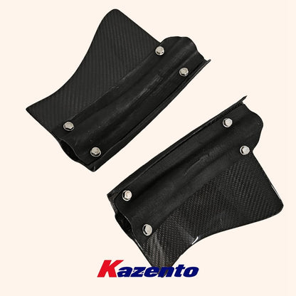 Kazento For 2008-2023 Nissan GTR R35 Carbon Rear Fender Brake Air Guides Pair