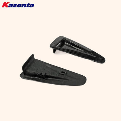 Kazento For 2008-2023 Nissan GTR R35 Front Hood Vents Ducts Pair Kazento Carbon Parts 车身侧板