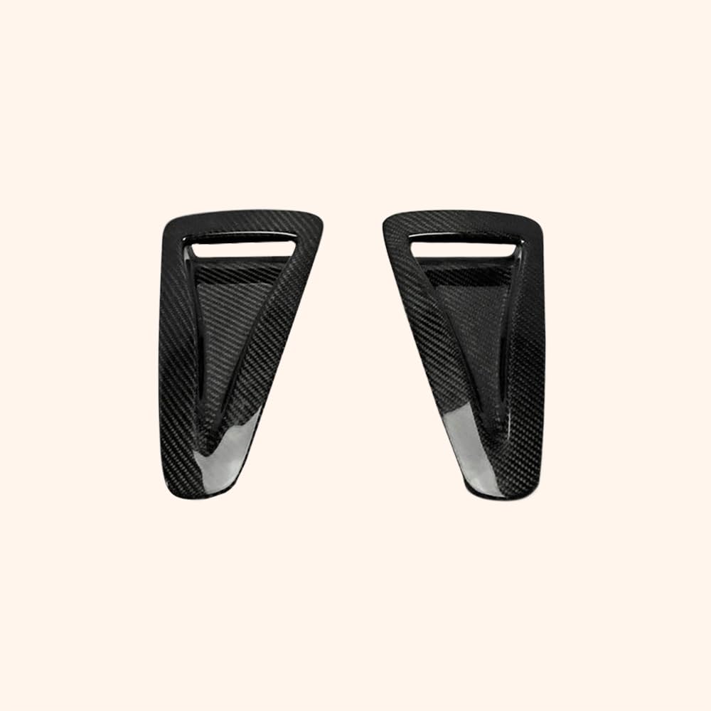 Kazento For 2008-2023 Nissan GTR R35 Front Hood Vents Ducts Pair Kazento Carbon Parts 车身侧板 Carbon Fiber R35-HV-CF