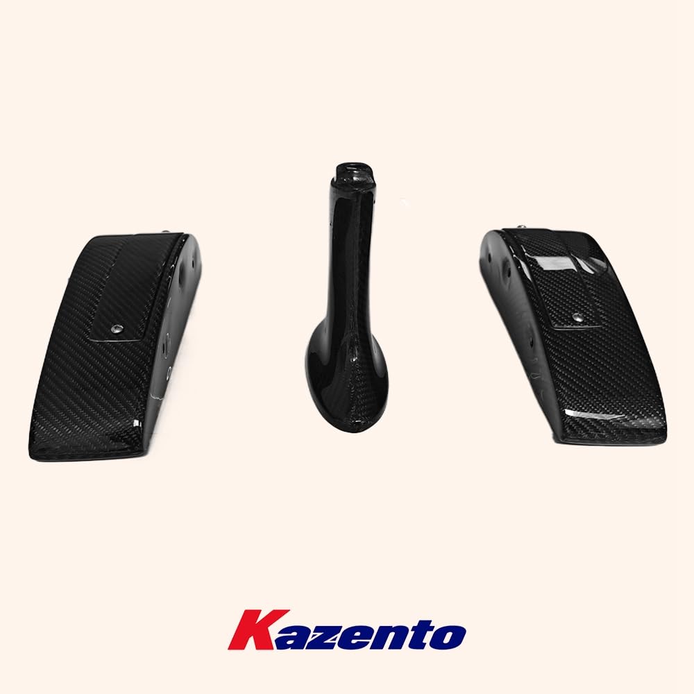 Kazento For 2008-2023 Nissan GTR R35  OEM Rear Trunk Spoiler Stand Base 3PCS Kazento Carbon Parts 车身侧板