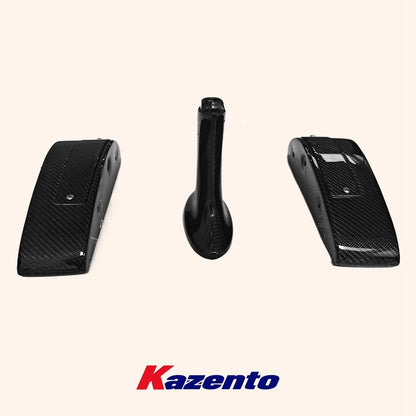 Kazento For 2008-2023 Nissan GTR R35  OEM Rear Trunk Spoiler Stand Base 3PCS Kazento Carbon Parts 车身侧板