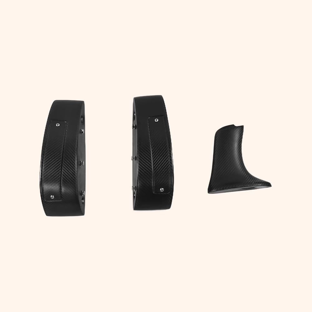 Kazento For 2008-2023 Nissan GTR R35  OEM Rear Trunk Spoiler Stand Base 3PCS Kazento Carbon Parts 车身侧板 Matte Carbon Fiber R35-LEG-MCF