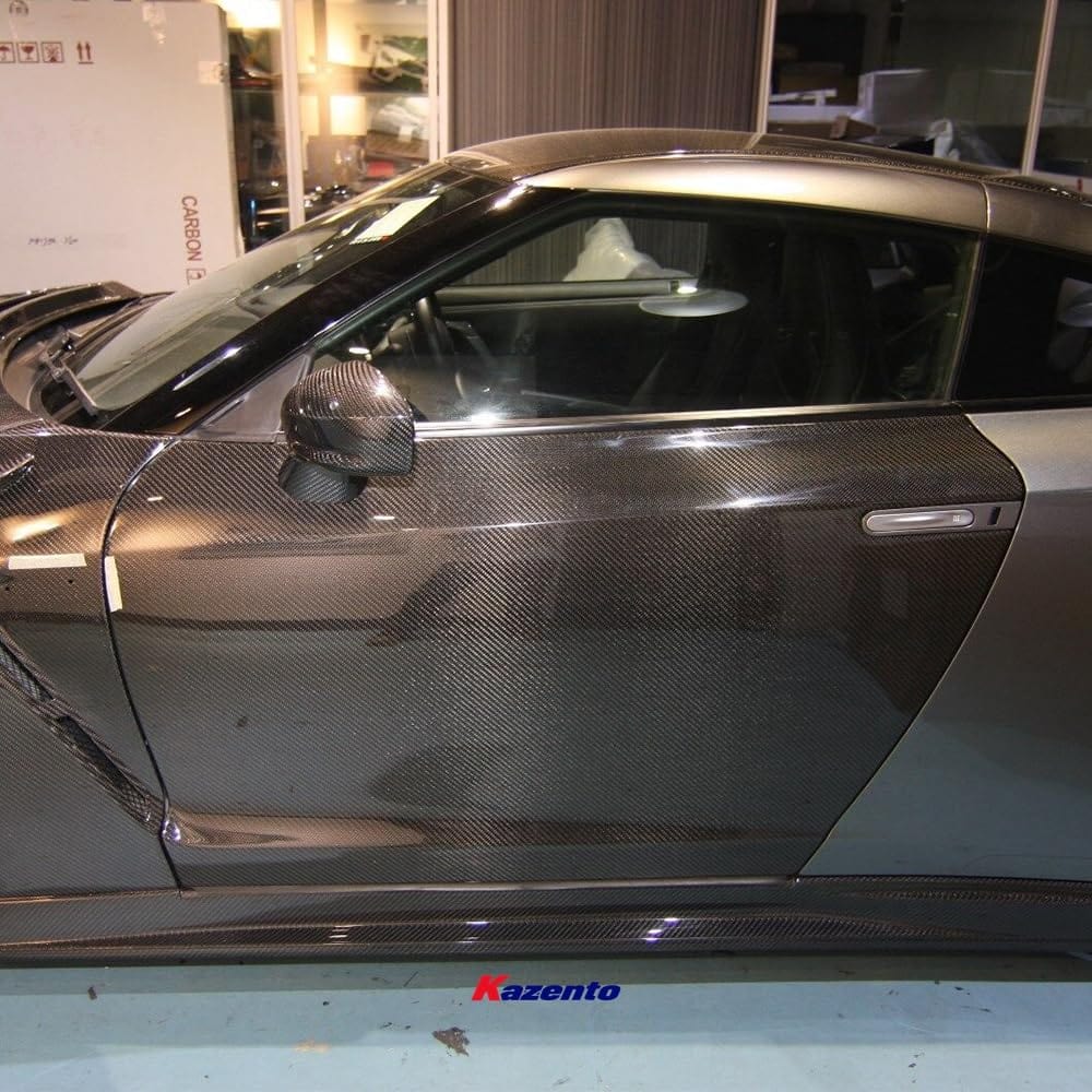 Kazento For 2009-2022 Nissan GTR R35 OE Style Side Door Replacement Pair Kazento Carbon Parts 车身侧板