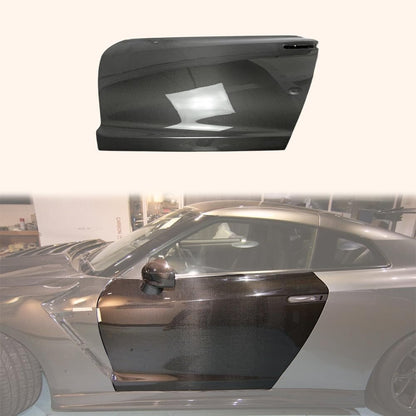 Kazento For 2009-2022 Nissan GTR R35 OE Style Side Door Replacement Pair Kazento Carbon Parts 车身侧板