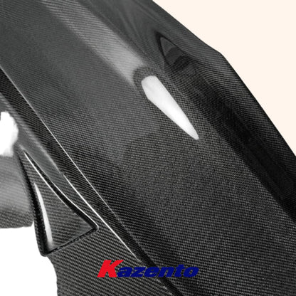 Kazento For 2009+ Nissan GTR R35 CBA DBA 4BA LBV2 Style Front Hood Bonnet Bodykits Kazento Carbon Parts 引擎盖