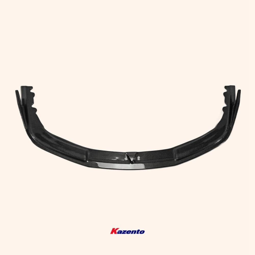 Kazento For 2010-2015 Ferrari 458 Coupe Spyder AP Style Front Bumper Bottom Lip Splitter Kazento Carbon Parts 车身侧板