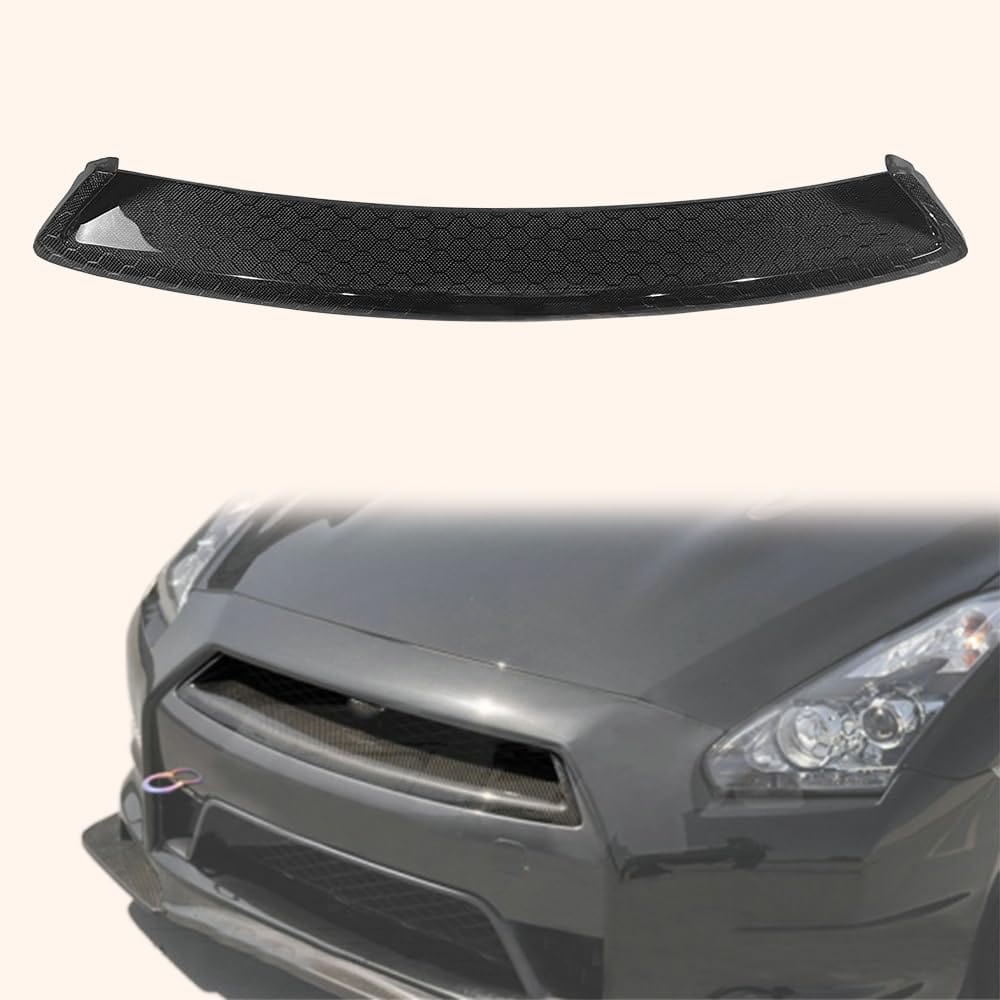 Kazento For 2012-2016 Nissan GTR R35 OE Style Front Bumper Hood Grille Grill Carbon Kazento Carbon Parts 车身侧板 Honeycomb Carbon Fiber R35-FG-2012-HCF