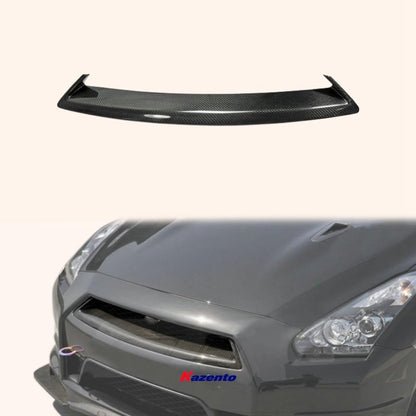 Kazento For 2012-2016 Nissan GTR R35 OE Style Front Bumper Hood Grille Grill Carbon