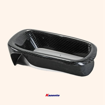 Kazento For 2013 Onwards F55 F56 Mini Cooper S Front Bumper Duct Trim Carbon Fiber Kazento Carbon Parts 车身侧板 F56-BV-13-CF