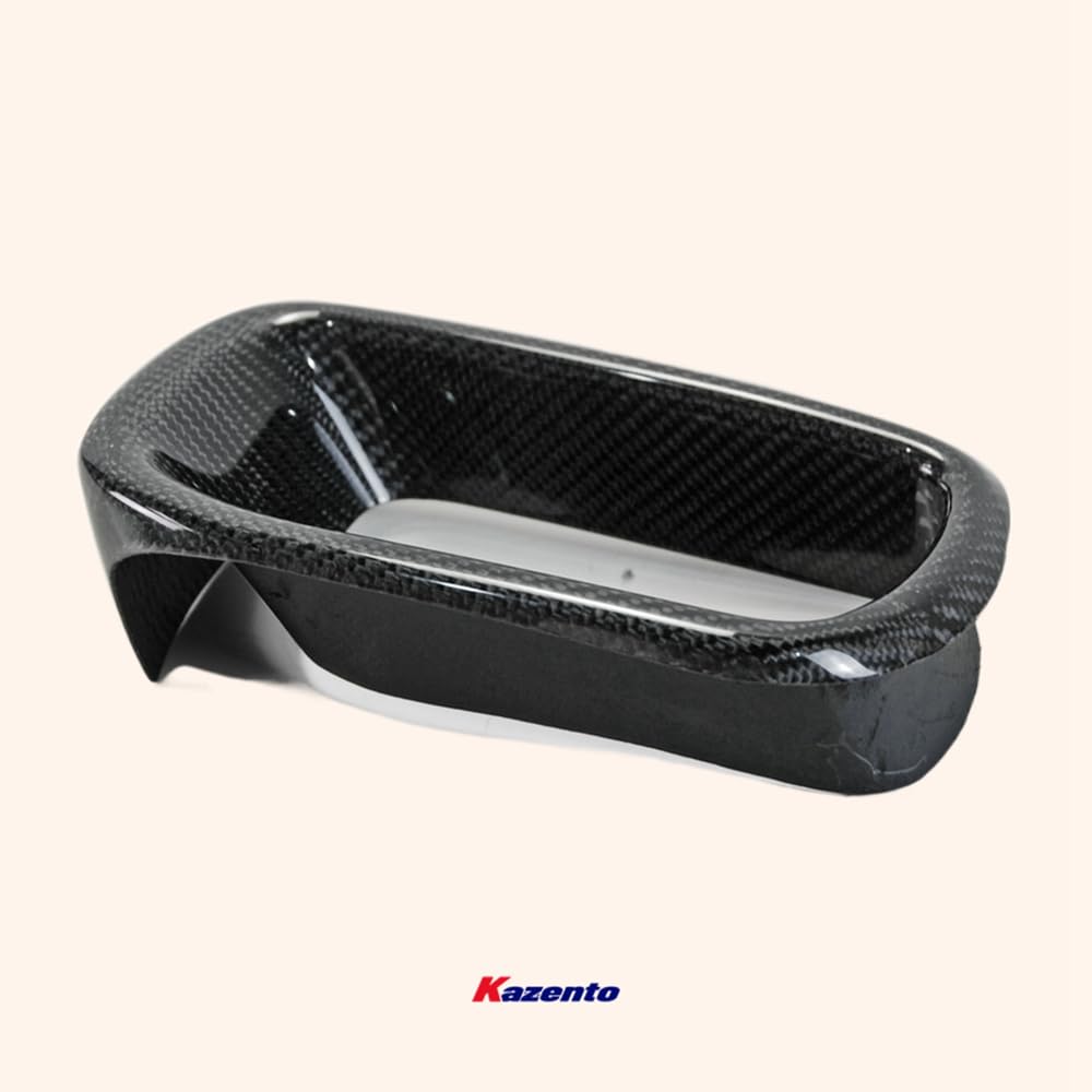 Kazento For 2013 Onwards F55 F56 Mini Cooper S Front Bumper Duct Trim Carbon Fiber