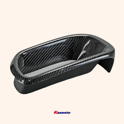 Kazento For 2013 Onwards F55 F56 Mini Cooper S Front Bumper Duct Trim Carbon Fiber
