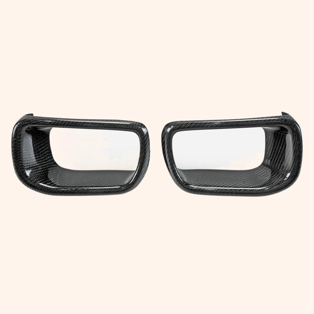 Kazento For 2013 Onwards F55 F56 Mini Cooper S Front Bumper Duct Trim Carbon Fiber