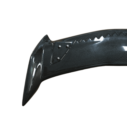 Kazento For 2022+ Honda Civic Hatchback FL5 Type-R Rear Trunk Spoiler Wing Carbon Fiber Kazento Carbon Parts 车身侧板 Carbon Fiber FL5-RS-MD-CF