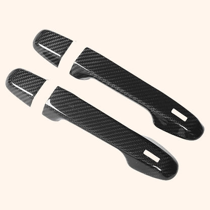 Kazento For 22-23 FRS BRZ Gr86 ZD8 ZN8 Dry Carbon Fiber Door Outer Grab Handle Cover Frame Trim exterior Accessories Pair