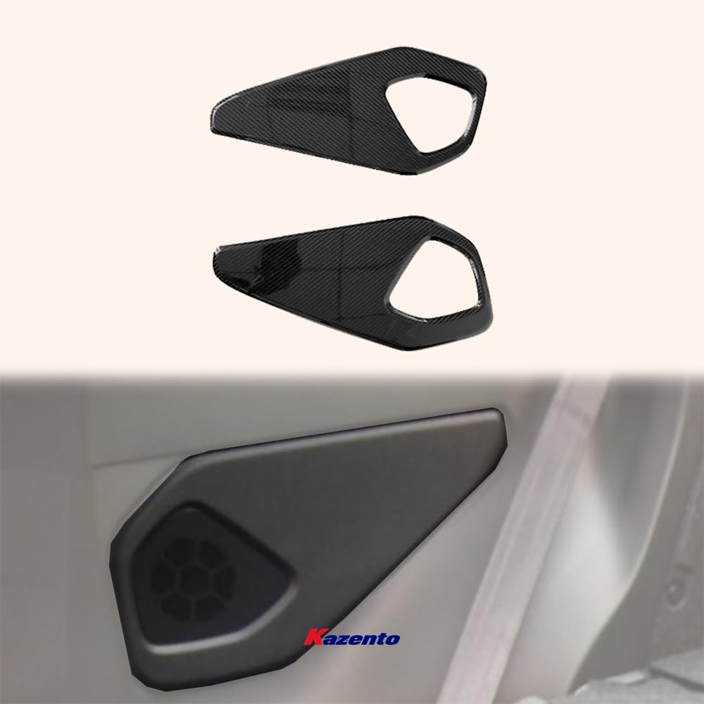 Kazento For 22-23 FRS BRZ Gr86 ZD8 ZN8 Dry Carbon Fiber Rear Seat Side Panel Trim Cover Interior Accessories Pair