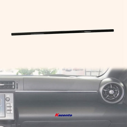 Kazento For 22-23 FRS BRZ Gr86 ZD8 ZN8(LHD) Dry Carbon Center Console Long Trim Cover Kazento Carbon Parts 车身侧板 GR86-DASHLONG-CF