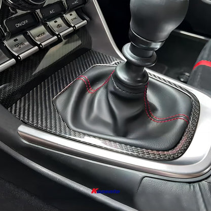 Kazento For 22-23 FRS BRZ Gr86 ZD8 ZN8(LHD) Dry Carbon Inner Center Gear Trim Cover Kazento Carbon Parts 车身侧板 GR86-GEAR-CF