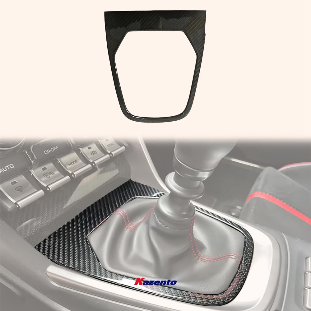 Kazento For 22-23 FRS BRZ Gr86 ZD8 ZN8(LHD) Dry Carbon Inner Center Gear Trim Cover Kazento Carbon Parts 车身侧板 GR86-GEAR-CF