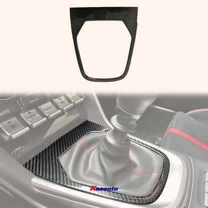 Kazento For 22-23 FRS BRZ Gr86 ZD8 ZN8(LHD) Dry Carbon Inner Center Gear Trim Cover Kazento Carbon Parts 车身侧板 GR86-GEAR-CF