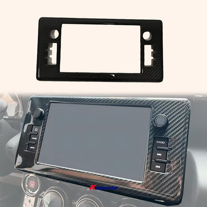 Kazento For 22-23 FRS BRZ Gr86 ZD8 ZN8(LHD) Dry Carbon Inner Multimedia Frame Trim Cover Kazento Carbon Parts 车身侧板 GR86-MEIDAEDGE-CF