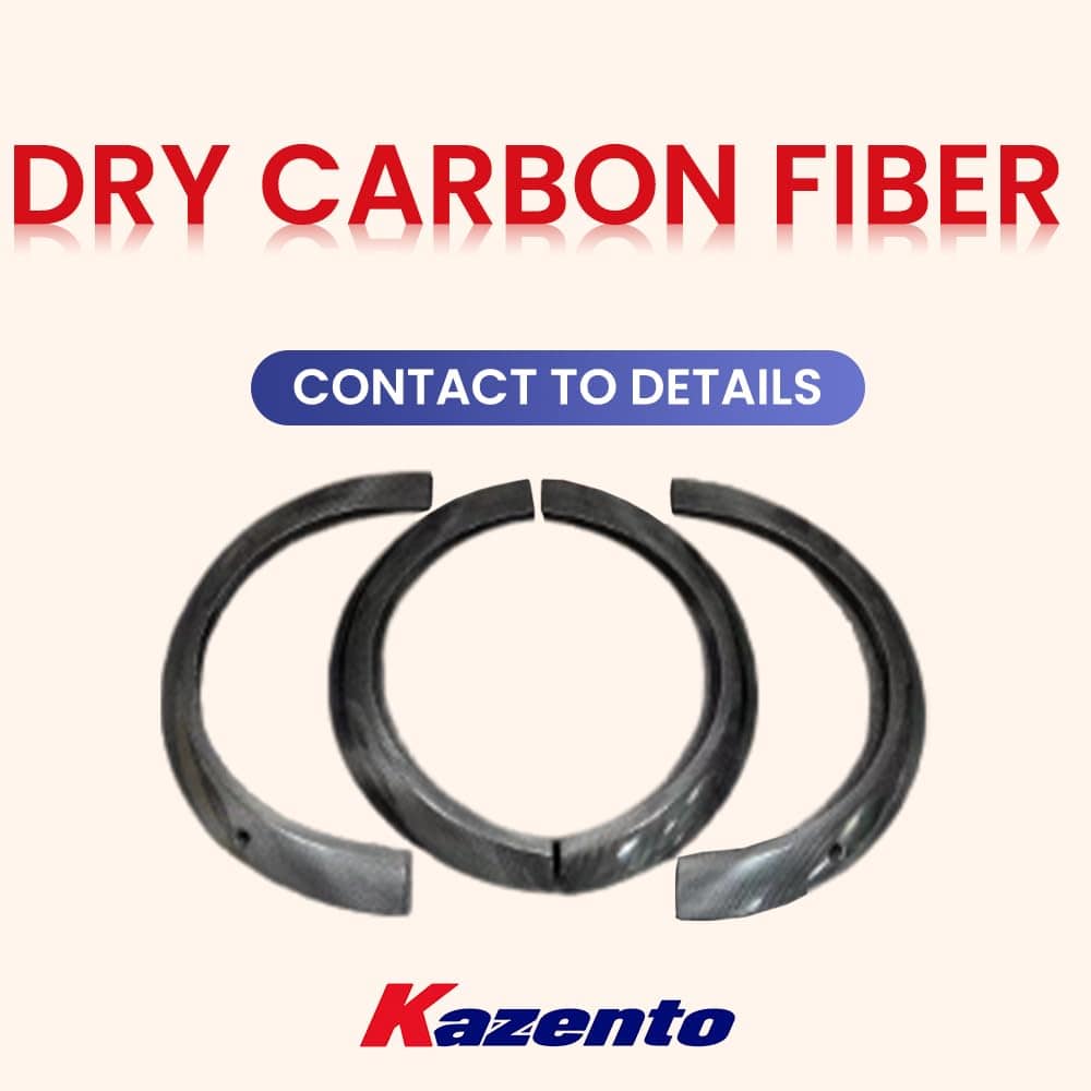 Kazento For 22 Mini Cooper F56-F57 Dry Carbon Fender Flare Wheel Arch Eyebrow Cover Kits Kazento Carbon Parts 车身侧板 F56-ARCH-LM-DCF