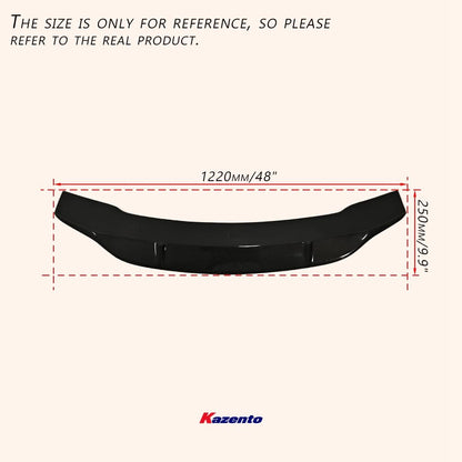Kazento For Accord 2023+ 11th For Honda Carbon Fiber Duck  R Style Rear Spoiler Wing  Lip Kazento Carbon Parts 车身侧板 ACCORD23-RS-R-CF