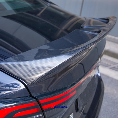Kazento For Accord 2023+ 11th For Honda Carbon Fiber Vented Duck Style Rear Spoiler Wing Kazento Carbon Parts 车身侧板 ACCORD23-RS-KZ-CF-A