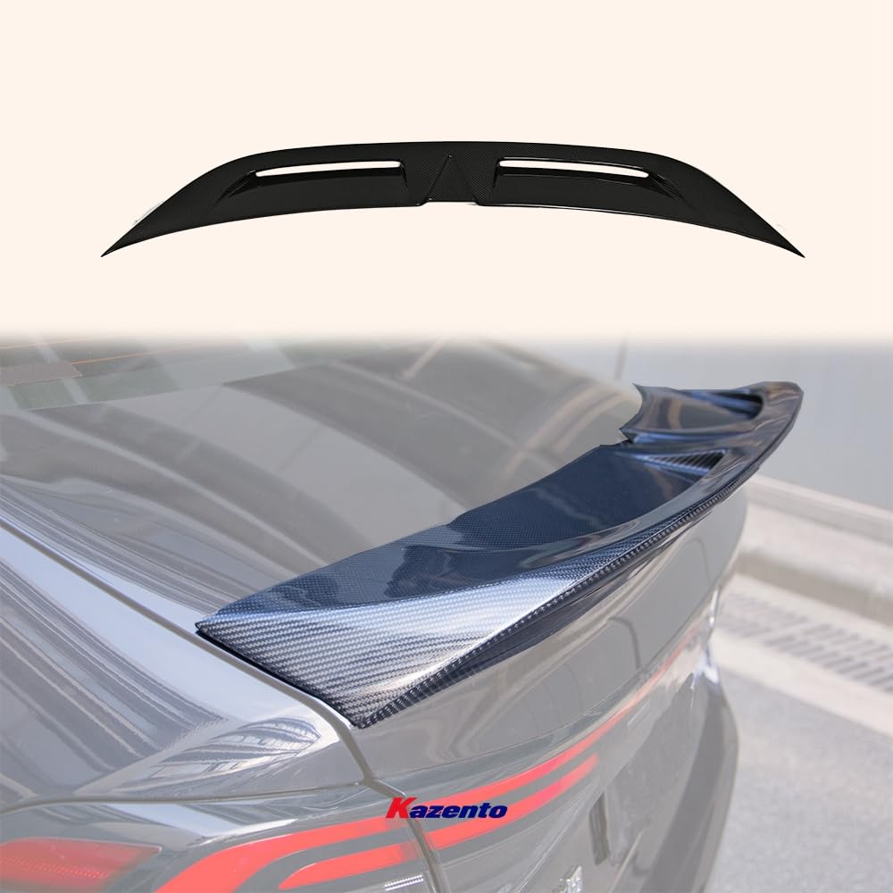 Kazento For Accord 2023+ 11th For Honda Carbon Fiber Vented Duck Style Rear Spoiler Wing