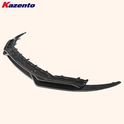 Kazento For Audi R8 V10 2016-18 Coupe CAP Style Carbon Fiber Front Bumper Lip 4pcs Kazento Carbon Parts 车身侧板 R8V1618-FL-3P-CAP-CF
