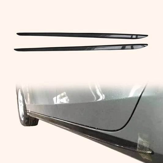 Kazento For Audi RS5 Coupe 2012-15 KZ Style Carbon Side Skirts Add On Extension Pair Kazento Carbon Parts 车身侧板 RS512-SSX-KZ-CF