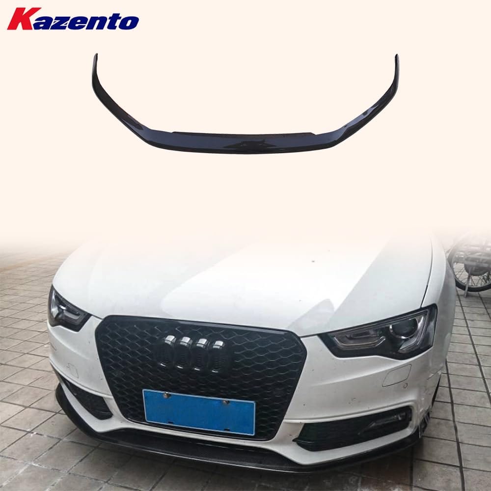 Kazento For Audi RS5 Coupe 2012-15 KZA Style Carbon Fiber Front Bumper Bottom Lip Kazento Carbon Parts 车身侧板 RS512-FL-KZA-CF