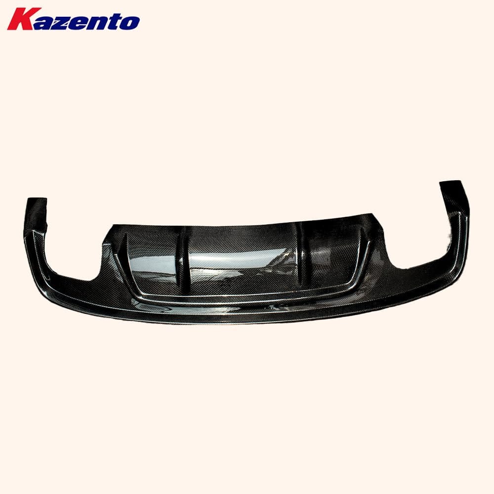 Kazento For Audi RS5 Coupe 2012-15 KZA Style Carbon Fiber Rear Bumper Diffuser Lip Kazento Carbon Parts 车身侧板 RS512-DIF-KZA-CF