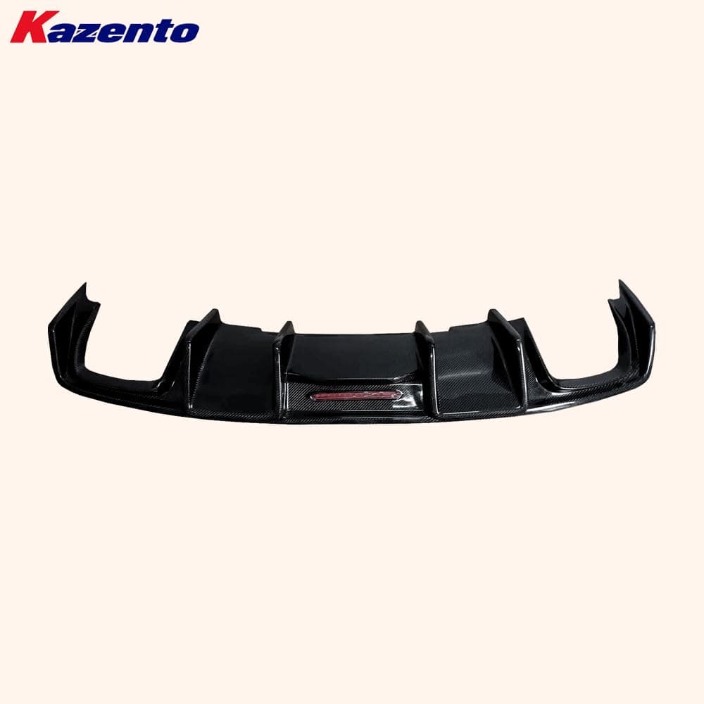 Kazento For Audi RS5 Coupe 2012-15 KZC Style Carbon Fiber Rear Bumper Diffuser Lip