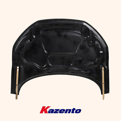 Kazento For Audi TT 18-23 KZ Style Vented Cooling Carbon Fiber Front Bumper Hood Bonnet Kazento Carbon Parts 车身侧板 TT-HOOD-1823-KZ-CF
