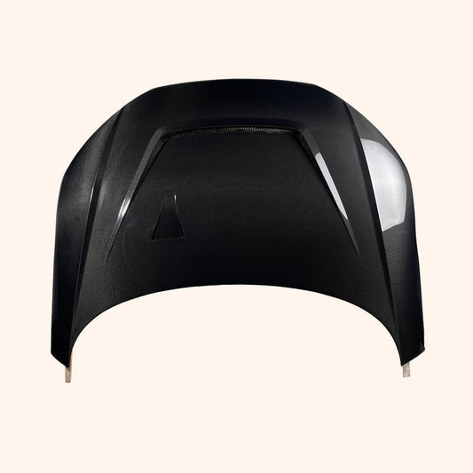 Kazento For Audi TT 18-23 KZ Style Vented Cooling Carbon Fiber Front Bumper Hood Bonnet Kazento Carbon Parts 车身侧板 TT-HOOD-1823-KZ-CF